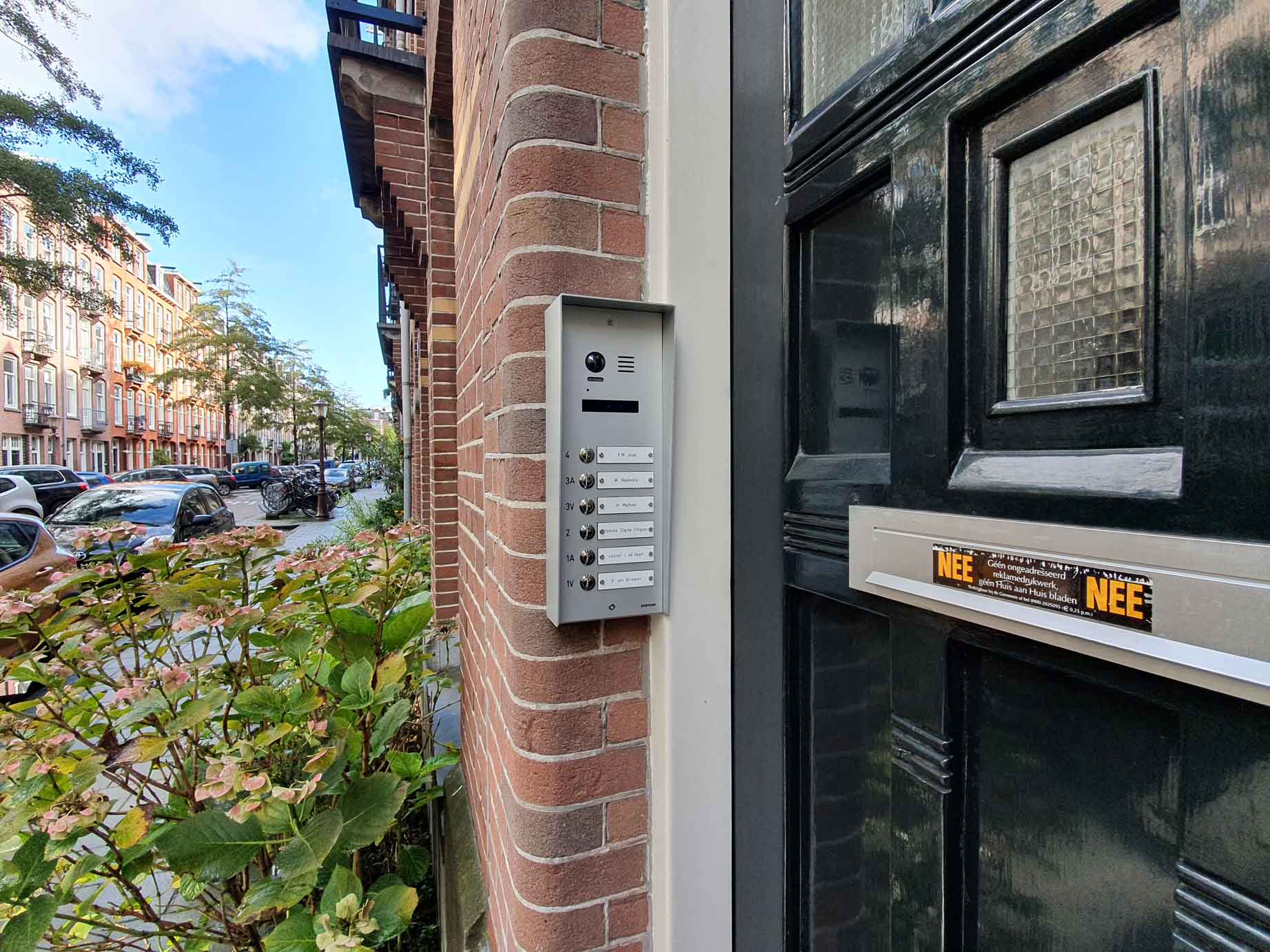 Evercom_deurbel_intercom_opbouw Evercom deurbel intercom opbouw
