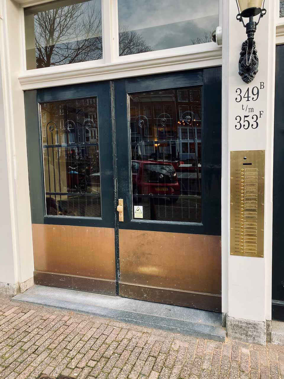 Messing_deurbel_intercom_Amsterdam