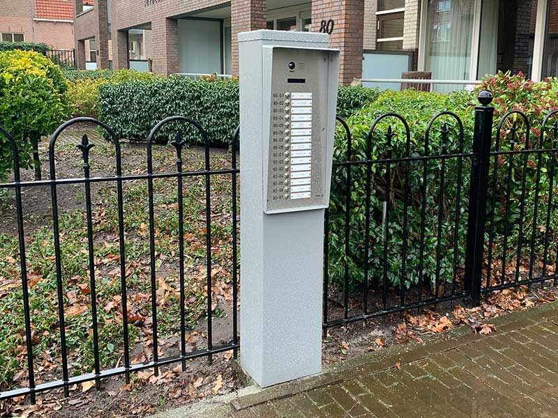 Evercom_intercom_zuil_paal